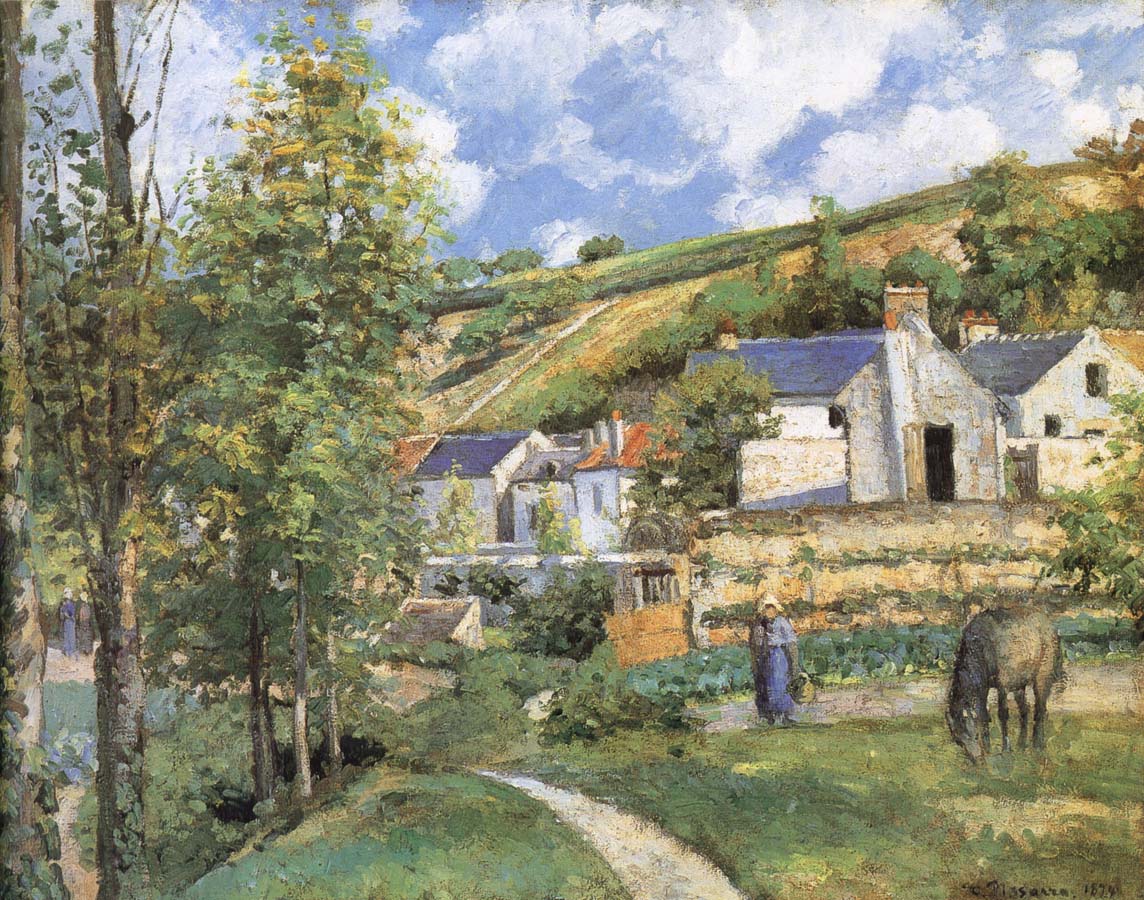 Camille Pissarro Pang map of the iceberg Schwarz